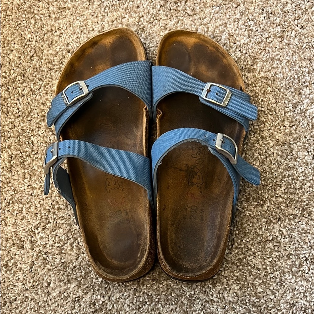 Blue Birkenstock Sandals